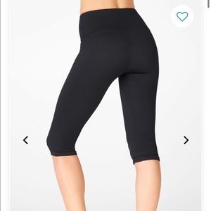 High waisted seamless crop leggings